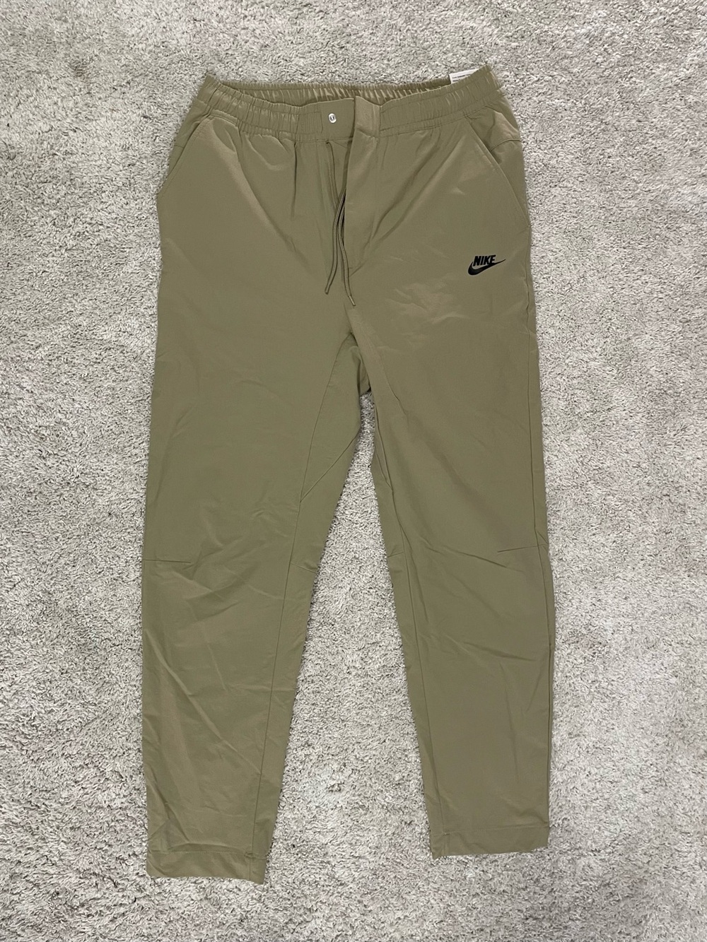 Nike Men's Beige Tech Jogger Pants